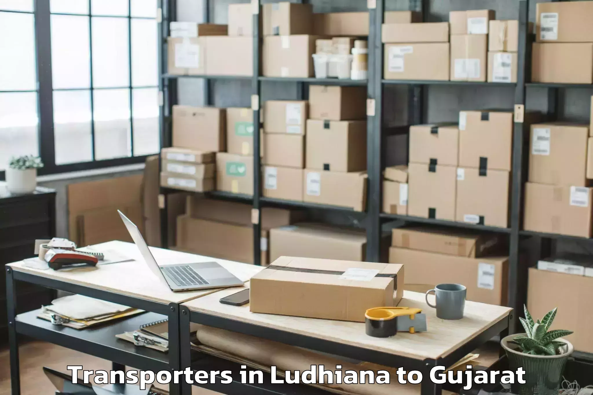 Top Ludhiana to Godhra Transporters Available